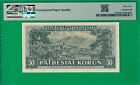 Czechoslovakia 50 Korun 1948  P66a  Not Perforated  Pmg Choice Unc  64  Epq 