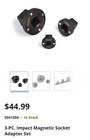 Mac Tools Expert 3-pc  Impact Magnetic Socket Adapter Set