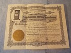 Antique Stock Certificate Portland Or Pickel s Continuous Ad   Anderson Draft Co
