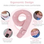 Kids Travel Neck Pillow  Comfortable Head   Chin Support For Car Seat   Airpl   