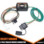 For Outback forester crosstrek Trailer Tow Hitch Harness W  4-way Flat Connector