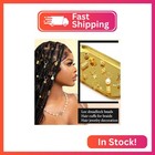 Venofen 217pcs Gold Hair Jewelry Hair Cuffs For Braids Metal Dreadlock Beads Bra
