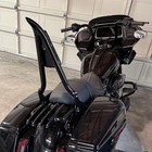 22   Sissy Bar Backrest   Stealth Luggage Rack For Harley Street Glide 2009-2022