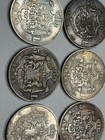 6 Coin Romania 5 Lei 1881 1882 1883 1884 1885 1901 Carol I