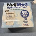 New Neilmed Hydropulse Neo Multi-speed Pulsating Nasal Wash And 30 Premixed Pk