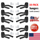 10 Pcs Pack Guitar Hangers Hook Holder Wall Mount Hanger Display Instrument