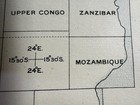 1940 Mozambique   Map Rhodesia 1 2 000 000 Good Clean Sheet                