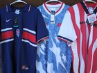 Us National Team Set Of Three Mid-90s Retro Socccer Jerseys  Large  World Cup