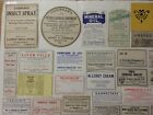 50 old Pharmacy-apothecary-medicine Bottle Labels ephemera nice Selection