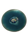 Sally De Paoli Mid-century Modern Enamel On Copper Bowl     Fish Motif  6    Signed