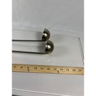 Set Of 2 Stainless Steel 2 Oz Portion Ladles 59ml Hooked Handle Black Grip