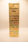 Vintage 1977 Canadian Club Empty Whiskey Bottle Vtg W gift Box