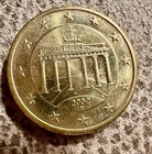 Germany 50 Cent Euro A 2002 Coin Very Rare   Mint Condition
