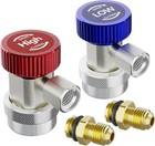 2pack R134a Quick Connector Adapter Coupler Auto Ac Manifold Gauge Low high Hvac