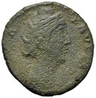 Diva Faustina Senior  died 140 1      As  25mm  9 54g  12h   Rome Mint  A3441