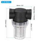 1  Female In-line Strainer W 20 Mesh Stainless Steel Filter For Garden