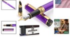 Smooth Writing Fountain Pen With 24 Ink Cartridges