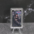 Heavy Silver Plated 1 Oz  999 Copper Art Bar Inked Darling Veil   Vice  50