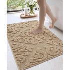 Bath Mats 17 X 30 Soft Non Slip Absorbent Carpet Rug For Bathroom Shower Floor