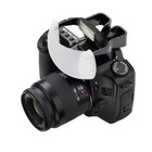 White Color Puffer Pop-up Flash Soft Diffuser Dome For Canon Nikon Pentax Dslr