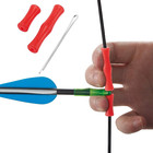 6 Sets Bowstring Finger Savers Bowstring Finger Guard Archery Bowstring Saver Re