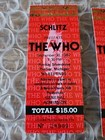 The Who Pair Of Original 1982 Large Tickets From The Pontiac Silverdome Michigan