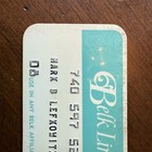 Belk Lindsey Department Store Credit Card Vintage 1970   s Charge Card