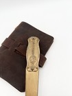 Vintage 1920s Moor Mud Baths Brass Letter Opener Waukesha Wi Spa Advertising