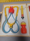 Vintage 1977 Fisher-price  936 Medical Doctor Kit With Case Incomplete Clean