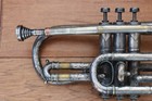 Antique   Vintage Professional  Lyon   Healy Cornet   1900 Silver Plated  