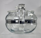 Vintage Pyrex Flameware Glass Coffee Pot Tea Kettle With Lid 8336   No Chips  