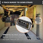 E-track Bungee Tie-down Straps Adjustable Strap Secure Tools cargo To Wall Floor