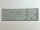 1851 Cashier Of The City Bank 198 50 Dollar Check   Abraham Bell And Son
