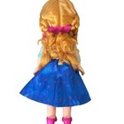 Disney Frozen Anna Toddler Doll 14    Red Hair Blue Dress Pink Shoes