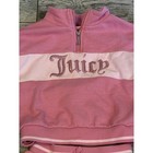 Juicy Couture Tracksuit Set Size 6 Pink Sequins 2 Pc Sweatshirt Pants Y2k 90s