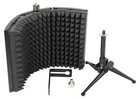 Rockville Rockshield 1 Studio Microphone Isolation Shield W sound Dampening Foam