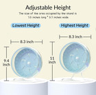 Silent 8 3 Inch Hamster Wheel For Small Pets - Blue Exercise Toy