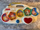 Vintage Fisher Price Slumbertime Soother Musical Crib Toy Heart Animal 1998