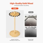 16 Pole Fishing Rod Holder Wood Fishing Rack For Garage Round Floor Stand