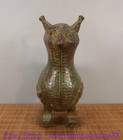8 4   Rare Old Chinese Bronze Ware Dynasty Palace Bird Beast Zun Sculpture