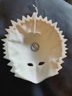  Handmade In Italy Gold Printed White Swan Venetian Ceramic Wall Mask 