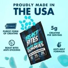 Beast Bites Creatine Gummies Blue Raspberry  150 Servings
