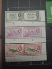 British Honduras Scott 144-149 151 Mlh Corner Pairs  mnh 1953-57  E25-27