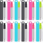 12 Pack Metal Reusable Straws With Case - Collapsible  Portable  Stainless Steel