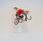 Vintage Pflueger 3296 Pflueger Neverfail 3 Hook Minnow Fishing Lure Glass Eyes
