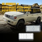 2-20x Fit Toyota Land Cruiser Prado Lexus Lx570 License Plate Light 81270-60332