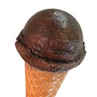 Wall Mounted Chocolate Ice Cream Waffle Cone For Advertising Sign