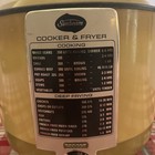 Vintage Harvest Gold First Model 13 Sunbeam Cooker   Fryer
