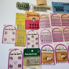 35 Pc  Snaps And Hooks   Eyes Fasteners Lot Vintage Sewing Various Brands Sizes