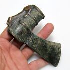 Ancient Luristan Bronze Socketed Axe-circa 1000-800 Bc  Decorated With A Panther